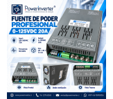 FUENTE DE PODER - SWITCHING - HIGH POWER 220VAC /0-125VDC 20A (2.500W) 